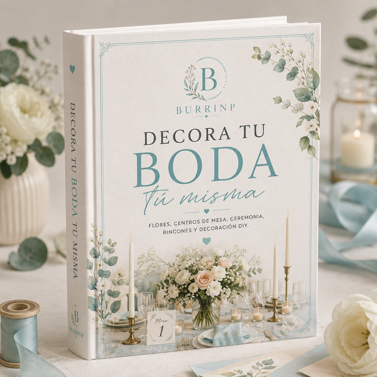 Decora tu Boda Tú Misma – Flores, centros de mesa, ceremonia, rincones y decoración DIY.